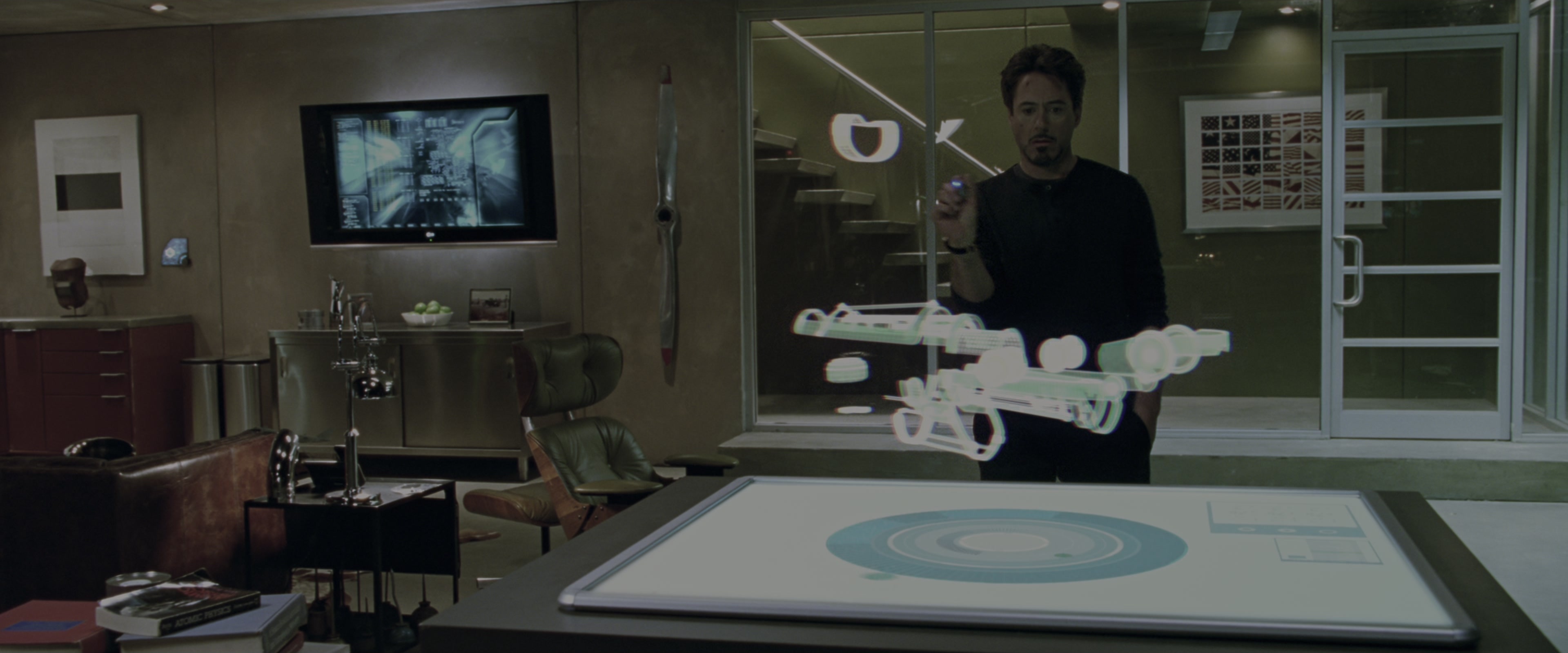 Iron Man (2008), wide, 2.40:1 — film still