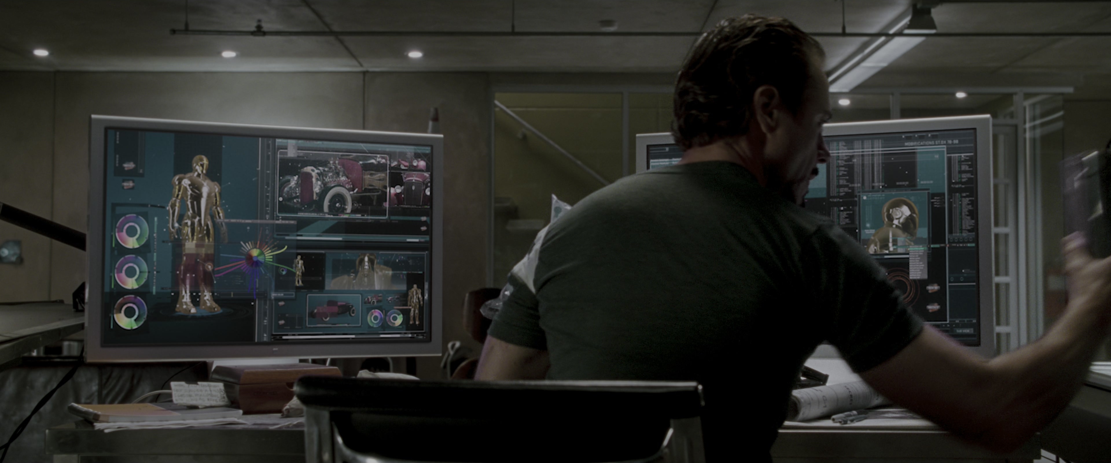 Iron Man (2008), wide, 2.40:1 — film still