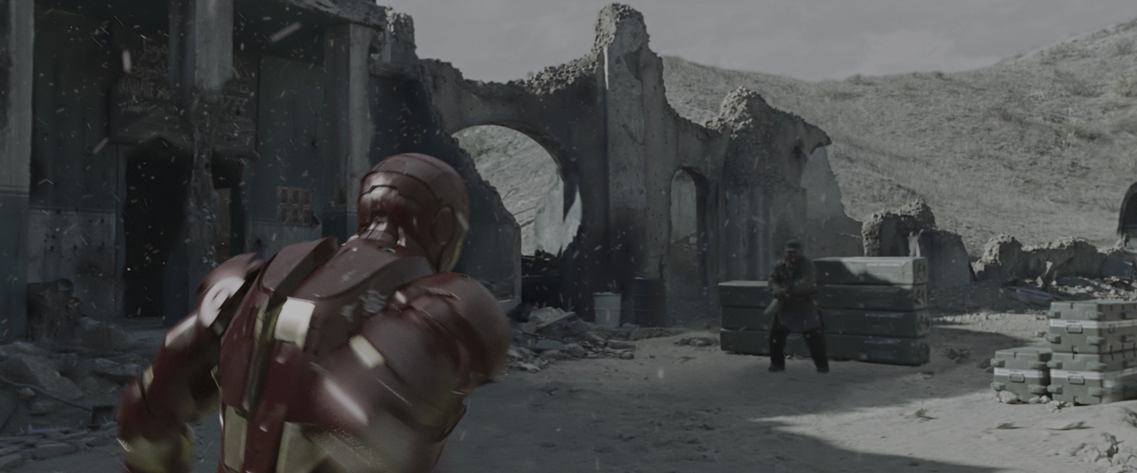 Iron Man (2008), wide, 2.40:1 — film still