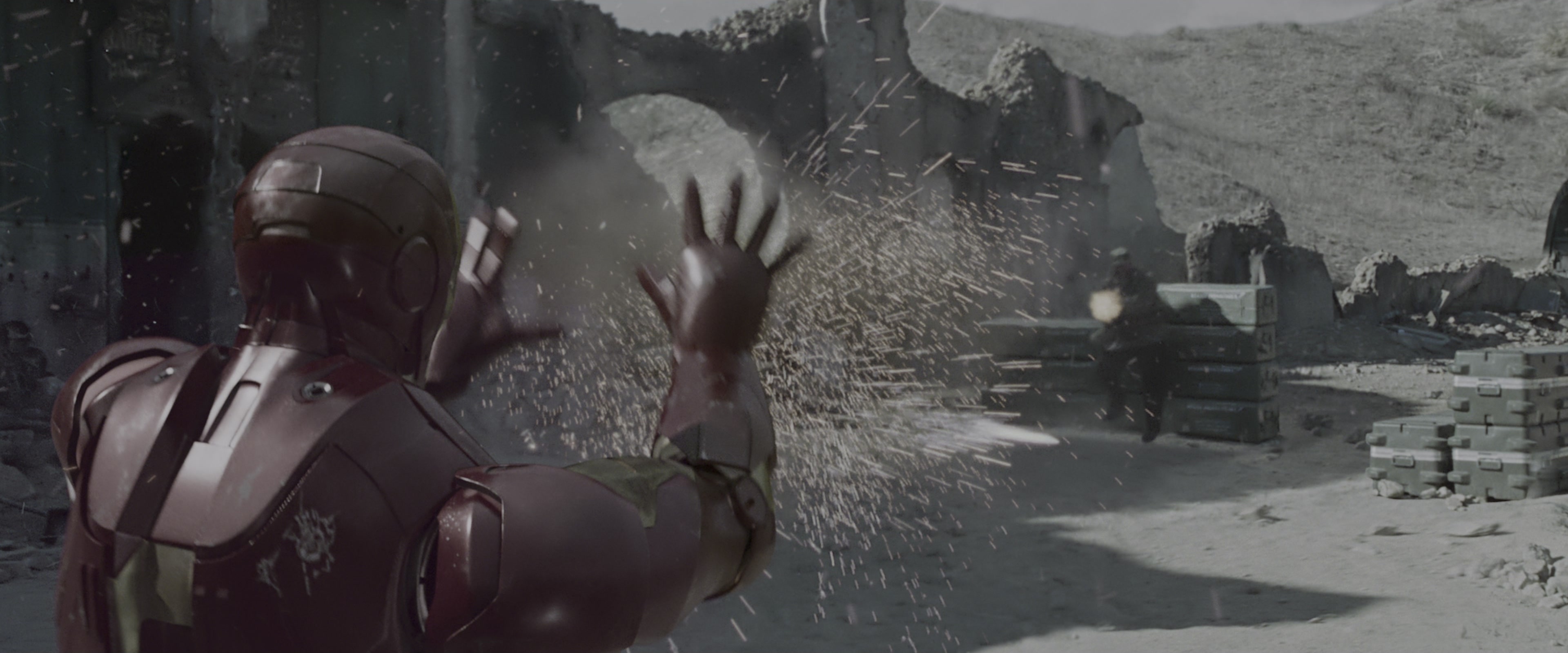 Iron Man (2008), wide, 2.40:1 — film still