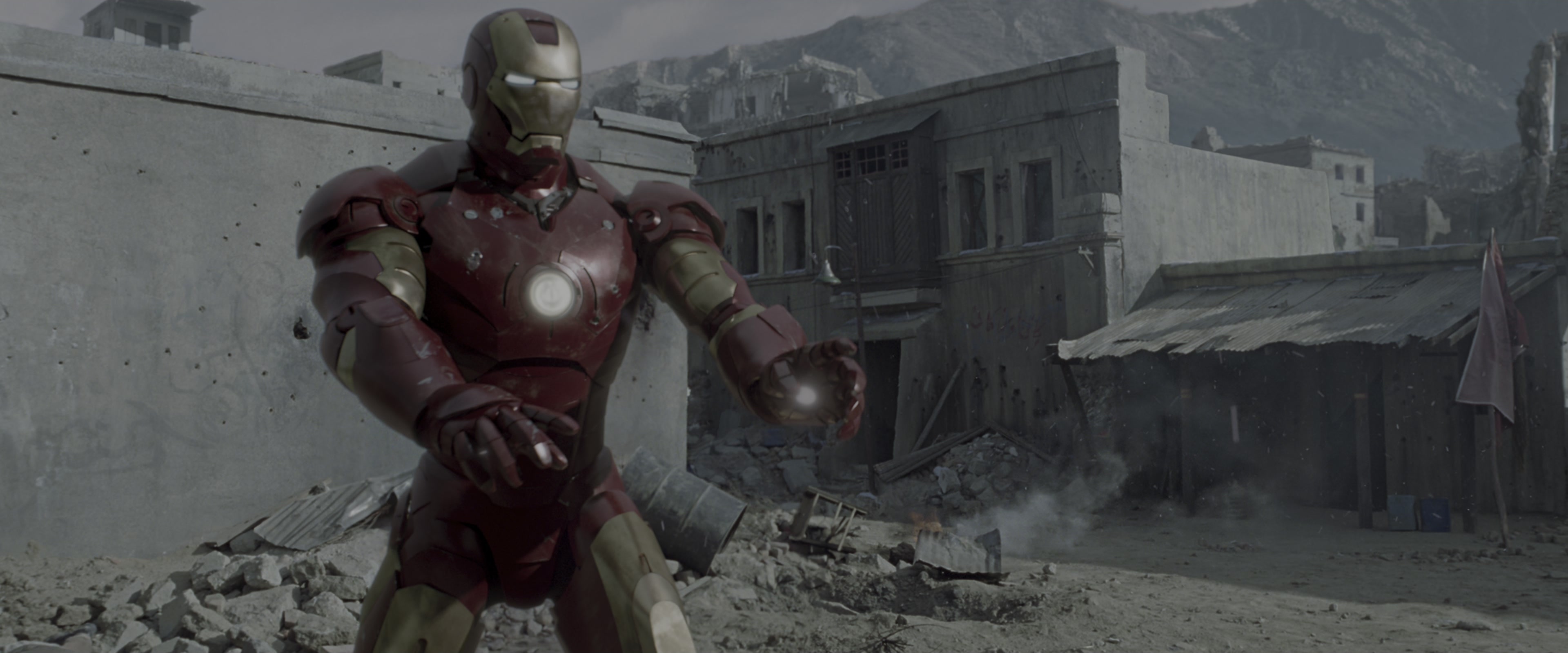 Iron Man (2008), wide, 2.40:1 — film still