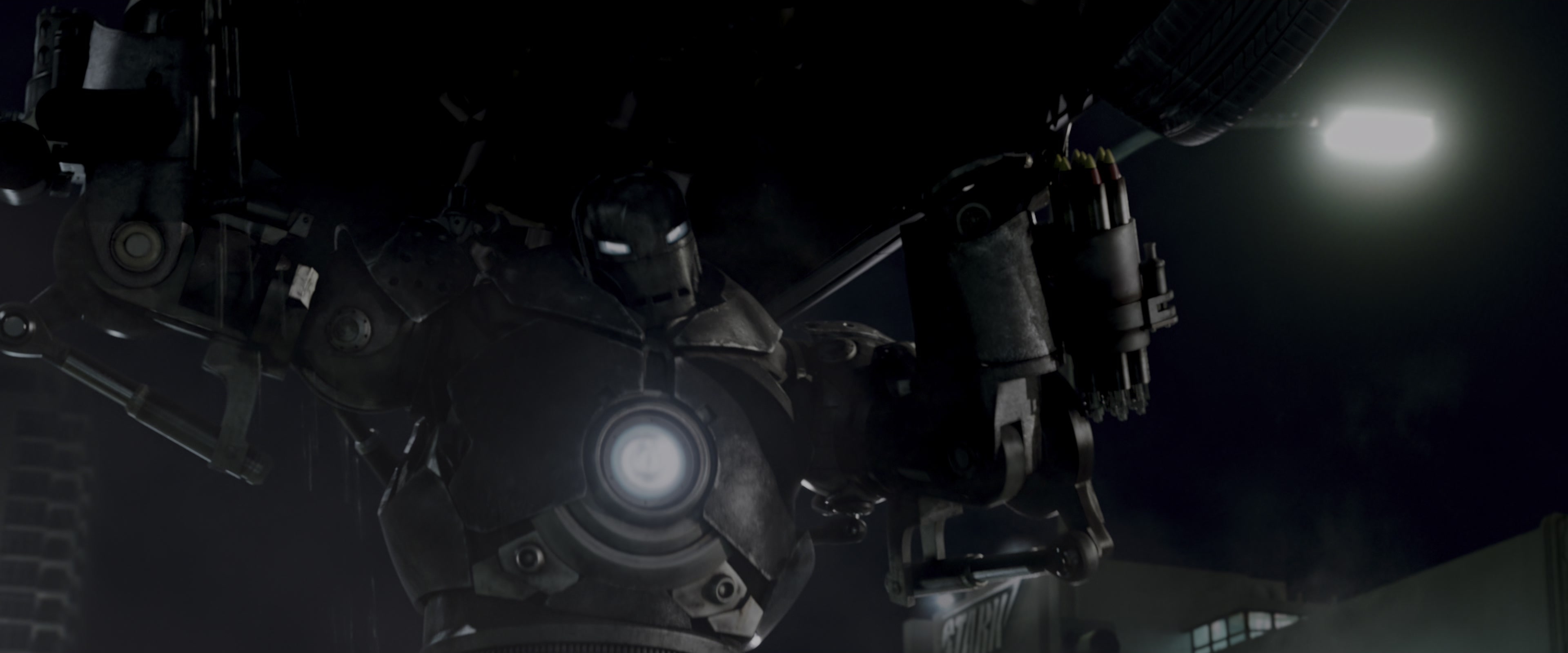 Iron Man (2008), wide, 2.40:1 — film still