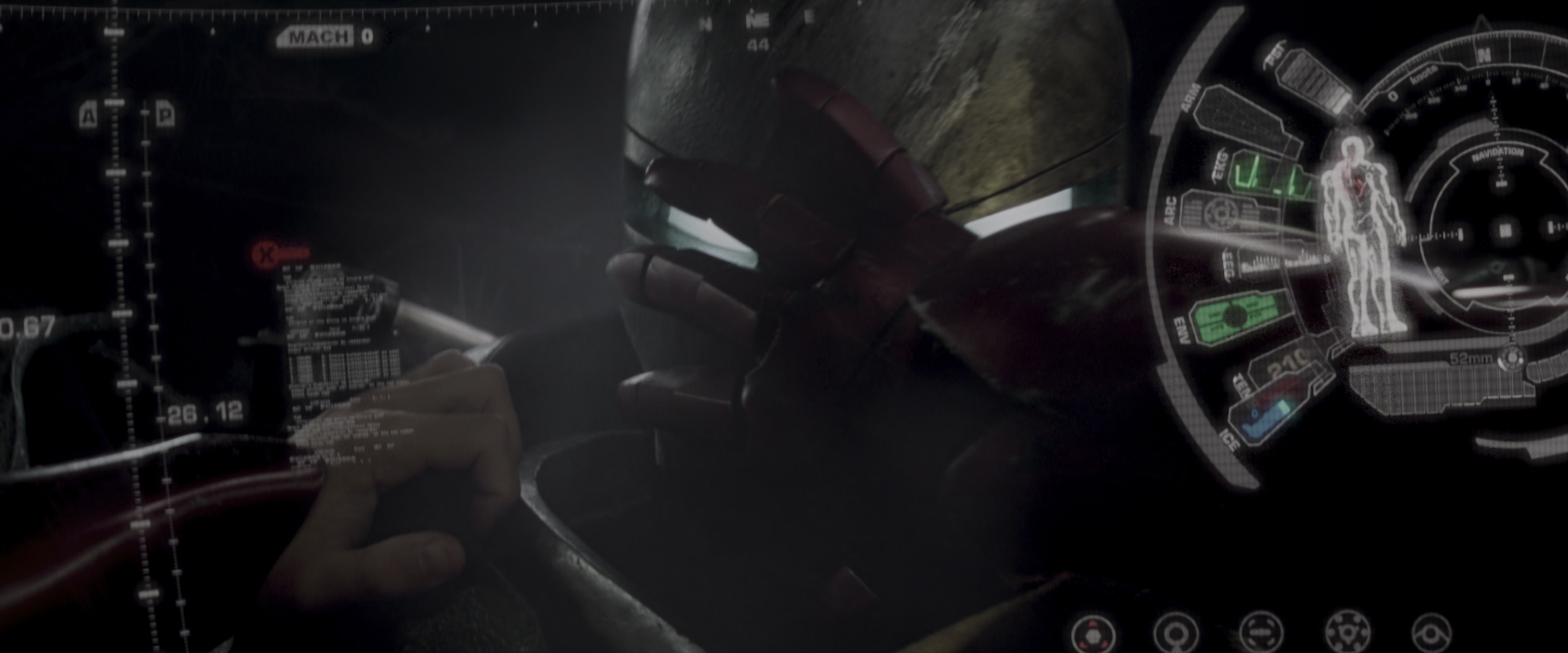 Iron Man (2008), wide, 2.40:1 — film still