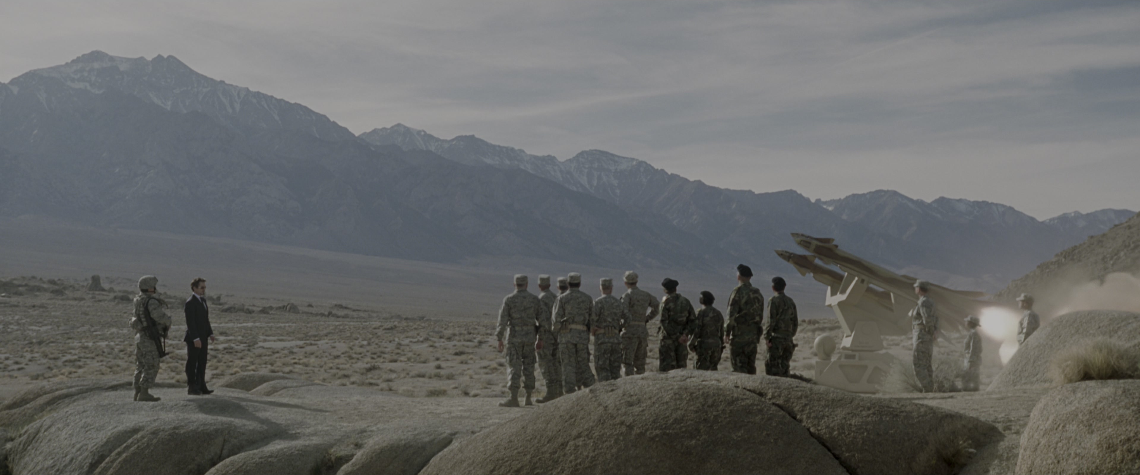 Iron Man (2008), wide, 2.40:1 — film still
