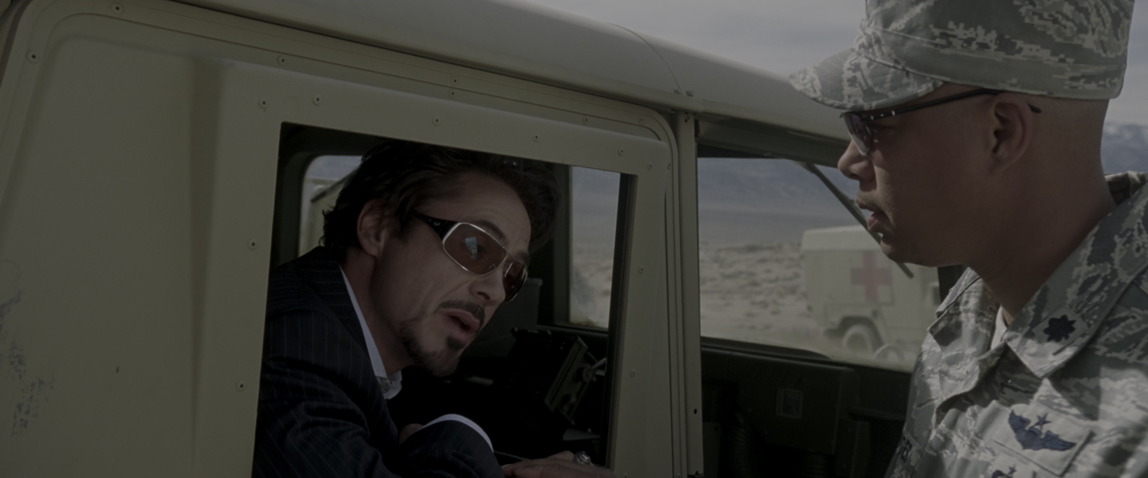 Iron Man (2008), wide, 2.40:1 — film still
