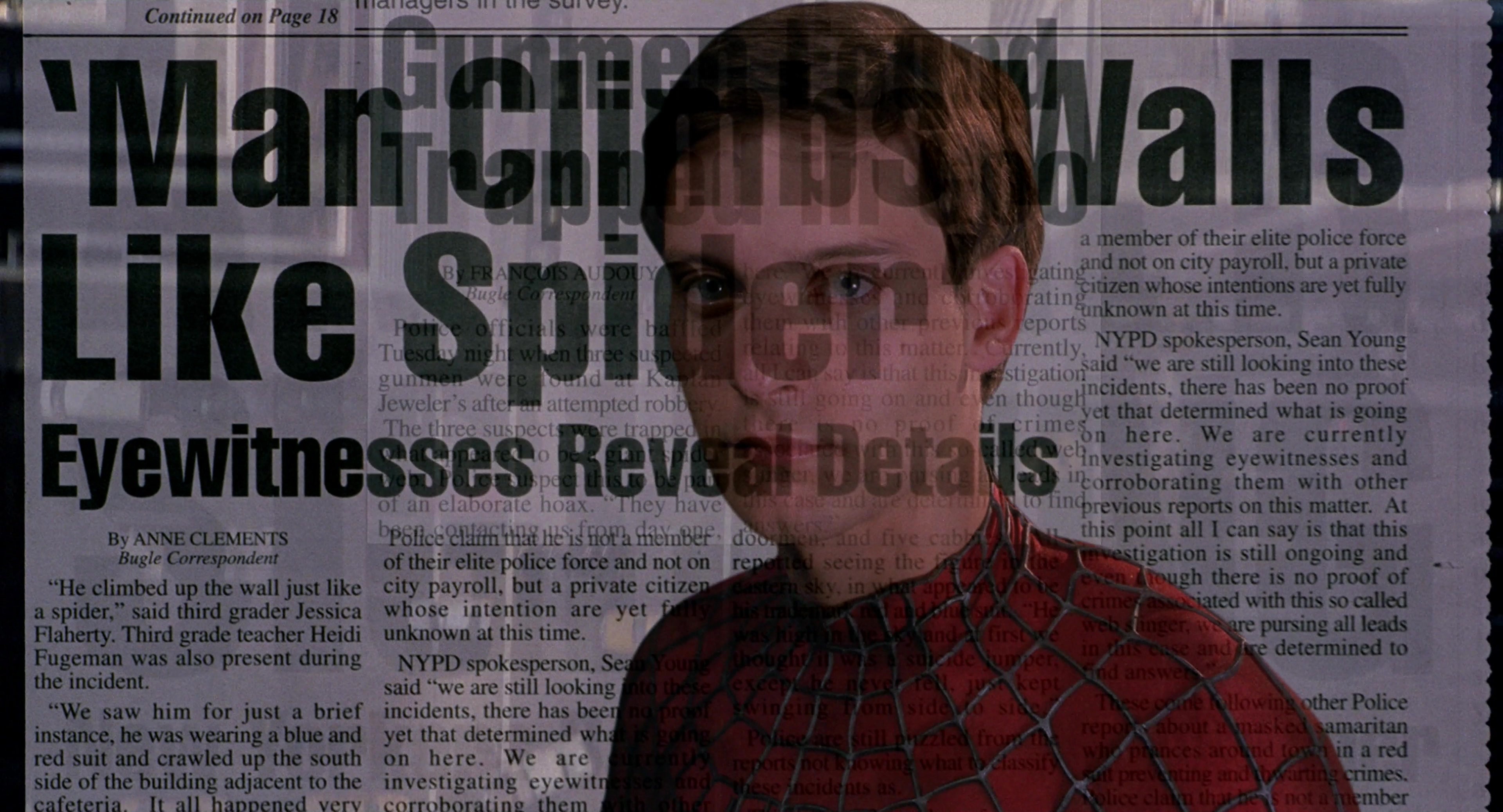 Spider-Man (2002), wide, 1.85:1 — film still