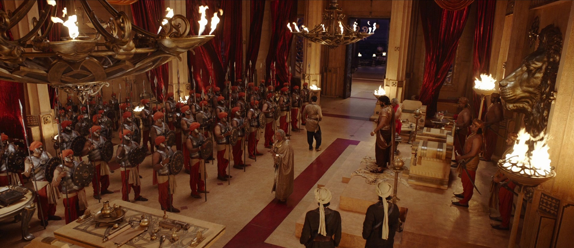 Bãhubali: The Beginning (2015), wide, 2.31:1 — film still