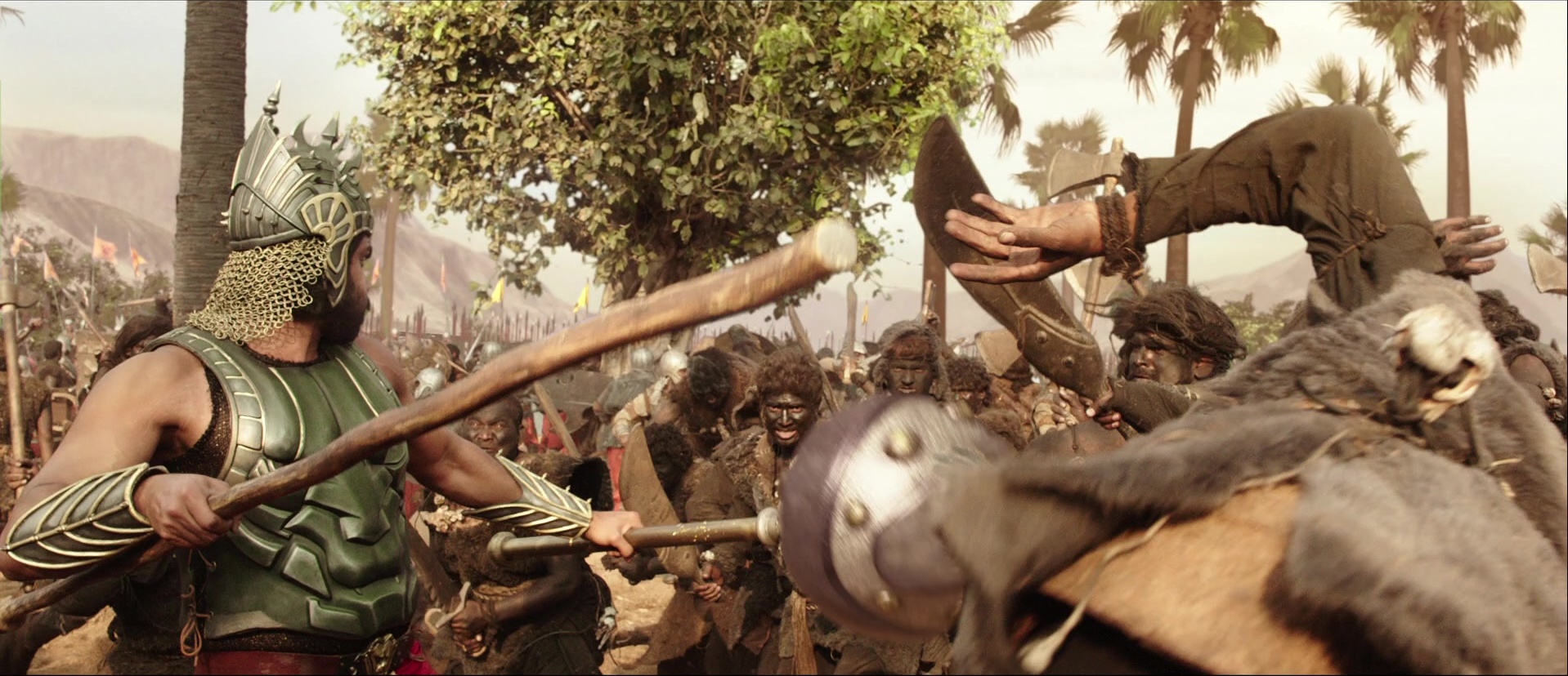 Bãhubali: The Beginning (2015), wide, 2.32:1 — film still