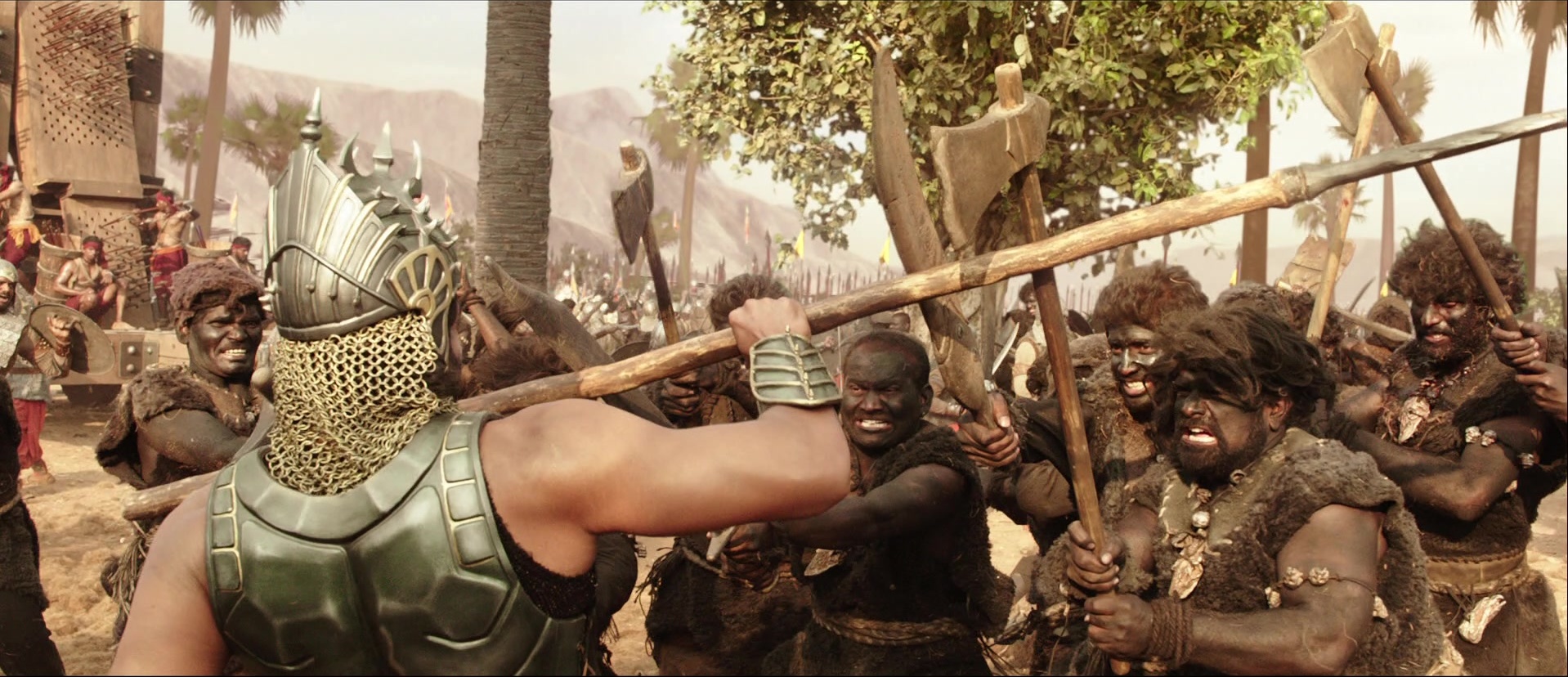 Bãhubali: The Beginning (2015), wide, 2.32:1 — film still