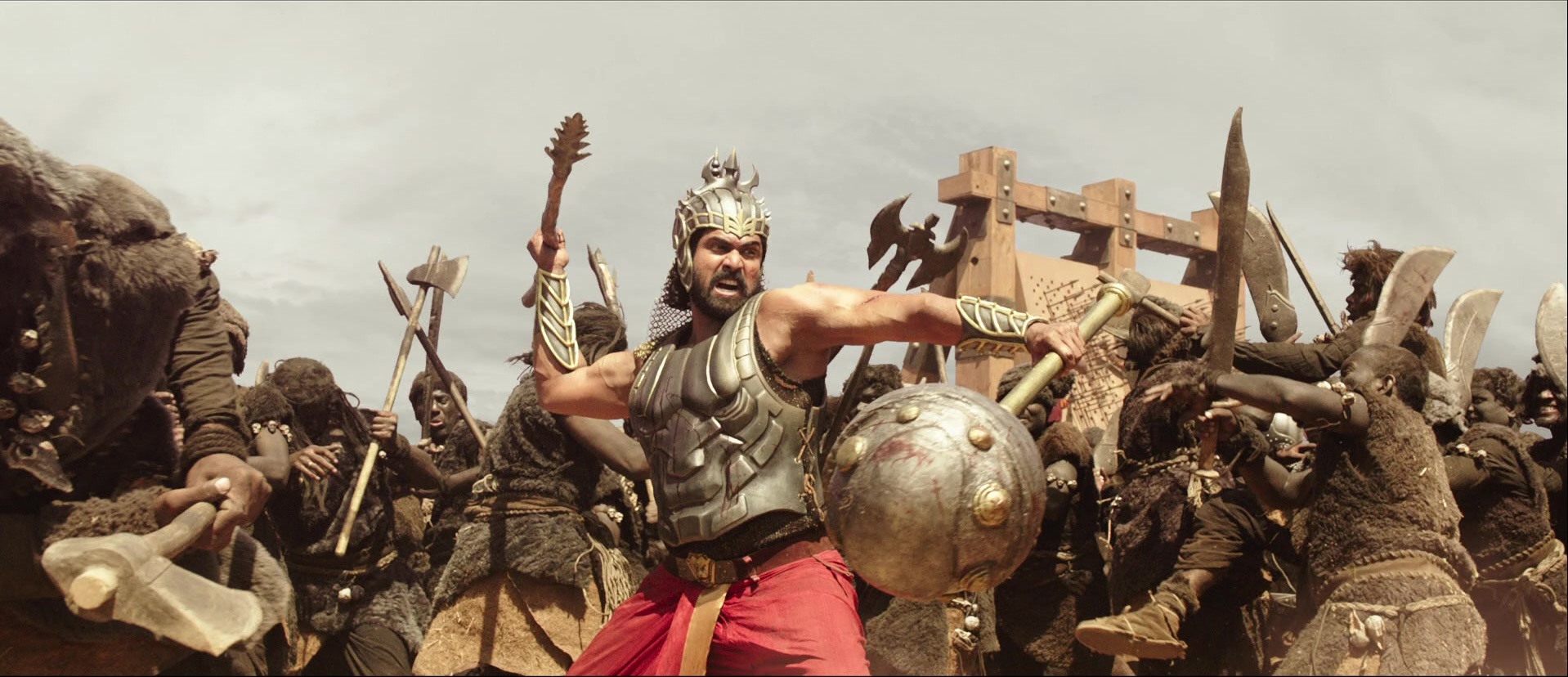 Bãhubali: The Beginning (2015), wide, 2.32:1 — film still