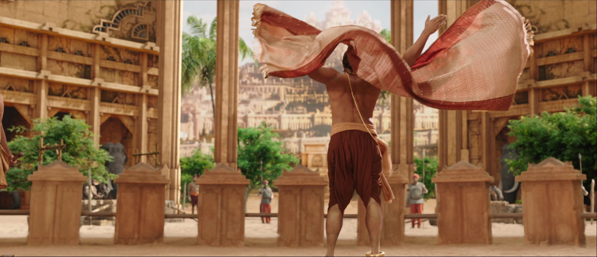 Bãhubali: The Beginning (2015), wide, 2.32:1 — film still