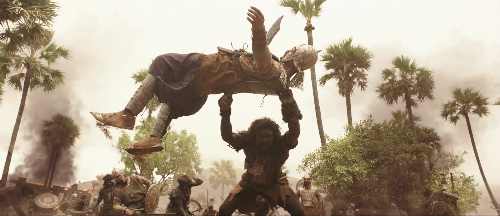 Bãhubali: The Beginning (2015), wide, 2.32:1 — film still