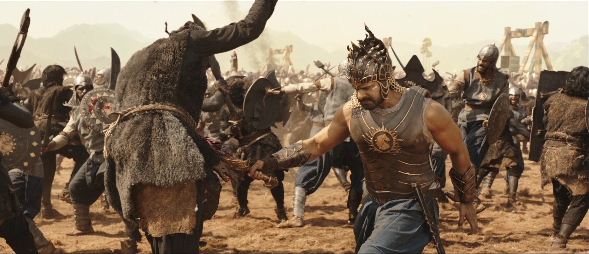 Bãhubali: The Beginning (2015), wide, 2.32:1 — film still