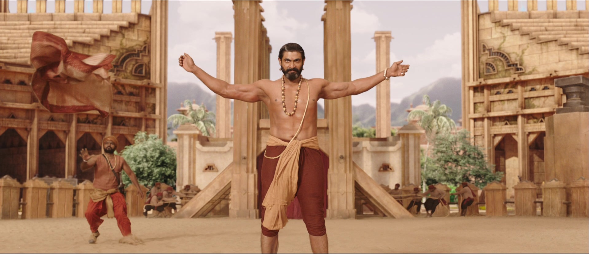 Bãhubali: The Beginning (2015), wide, 2.32:1 — film still