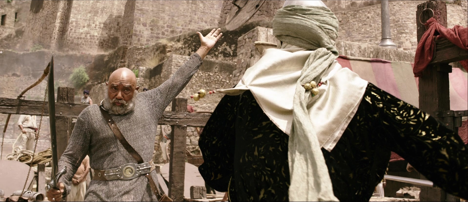 Bãhubali: The Beginning (2015), wide, 2.32:1 — film still