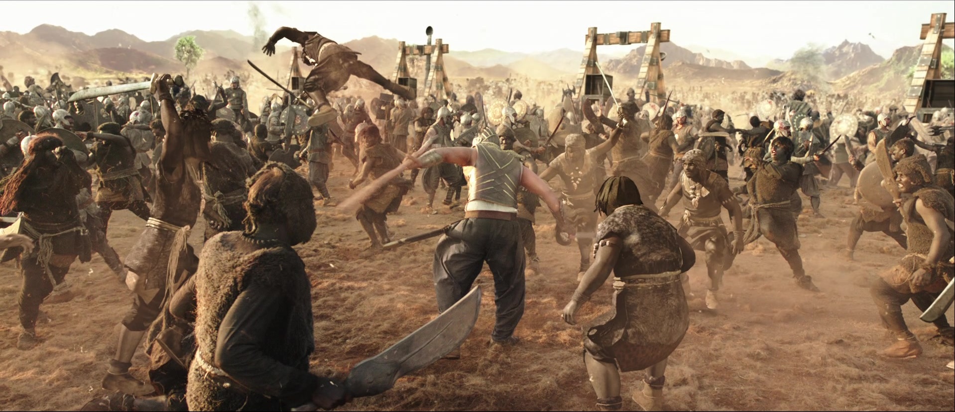 Bãhubali: The Beginning (2015), wide, 2.32:1 — film still
