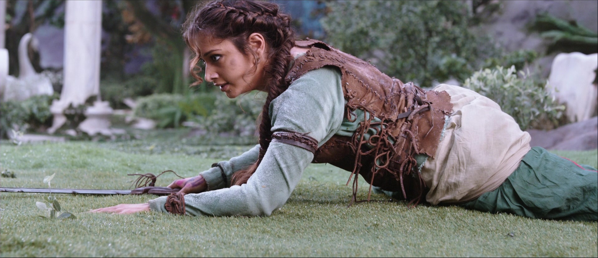 Bãhubali: The Beginning (2015), wide, 2.32:1 — film still