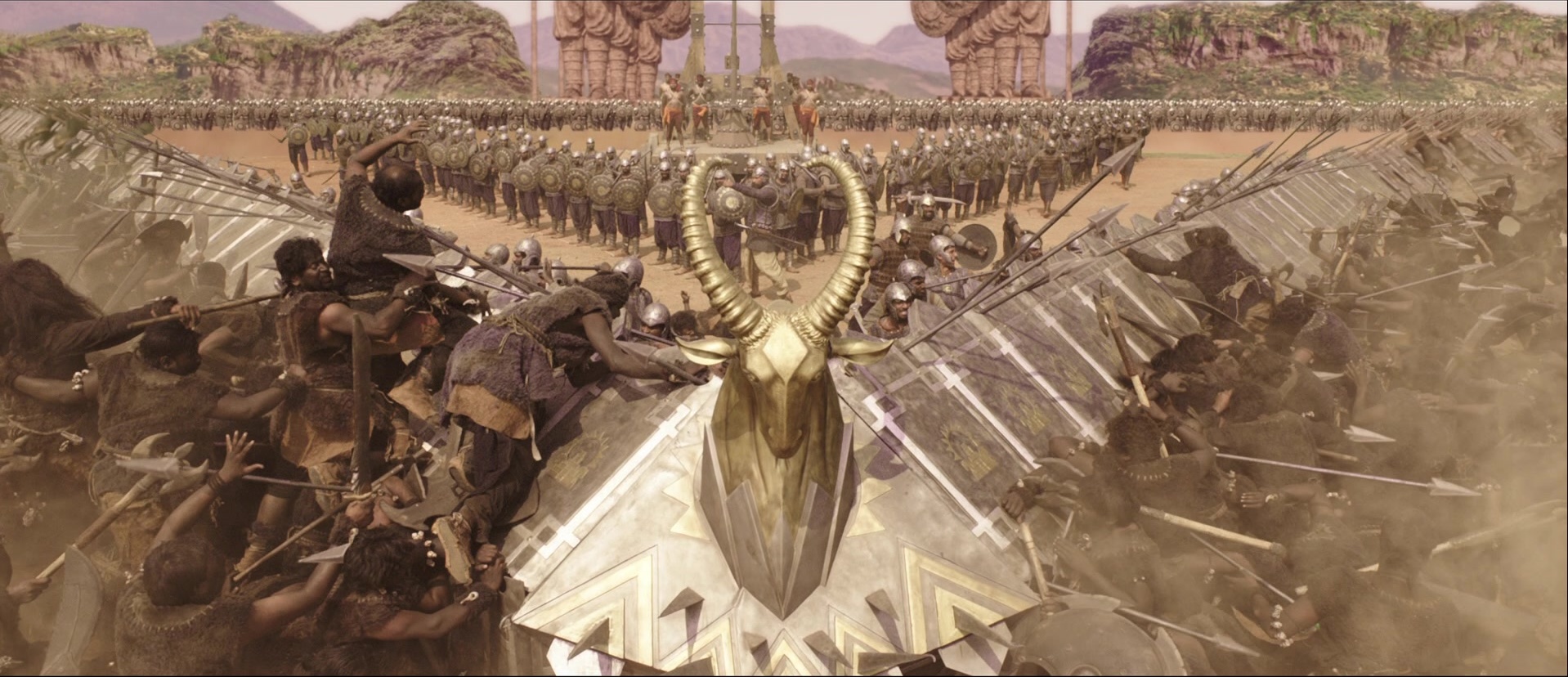 Bãhubali: The Beginning (2015), unknown, 2.32:1 — film still
