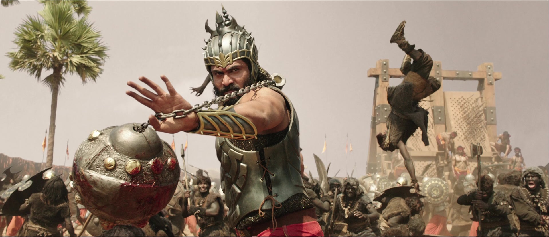 Bãhubali: The Beginning (2015), wide, 2.32:1 — film still