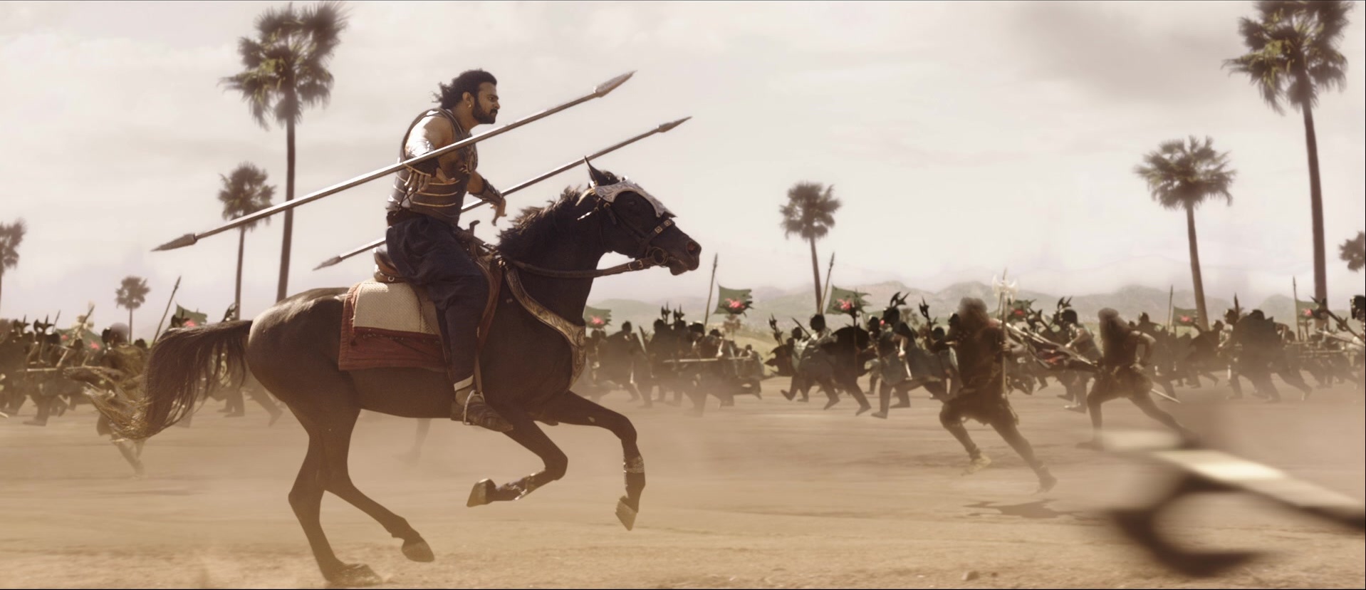 Bãhubali: The Beginning (2015), wide, 2.32:1 — film still