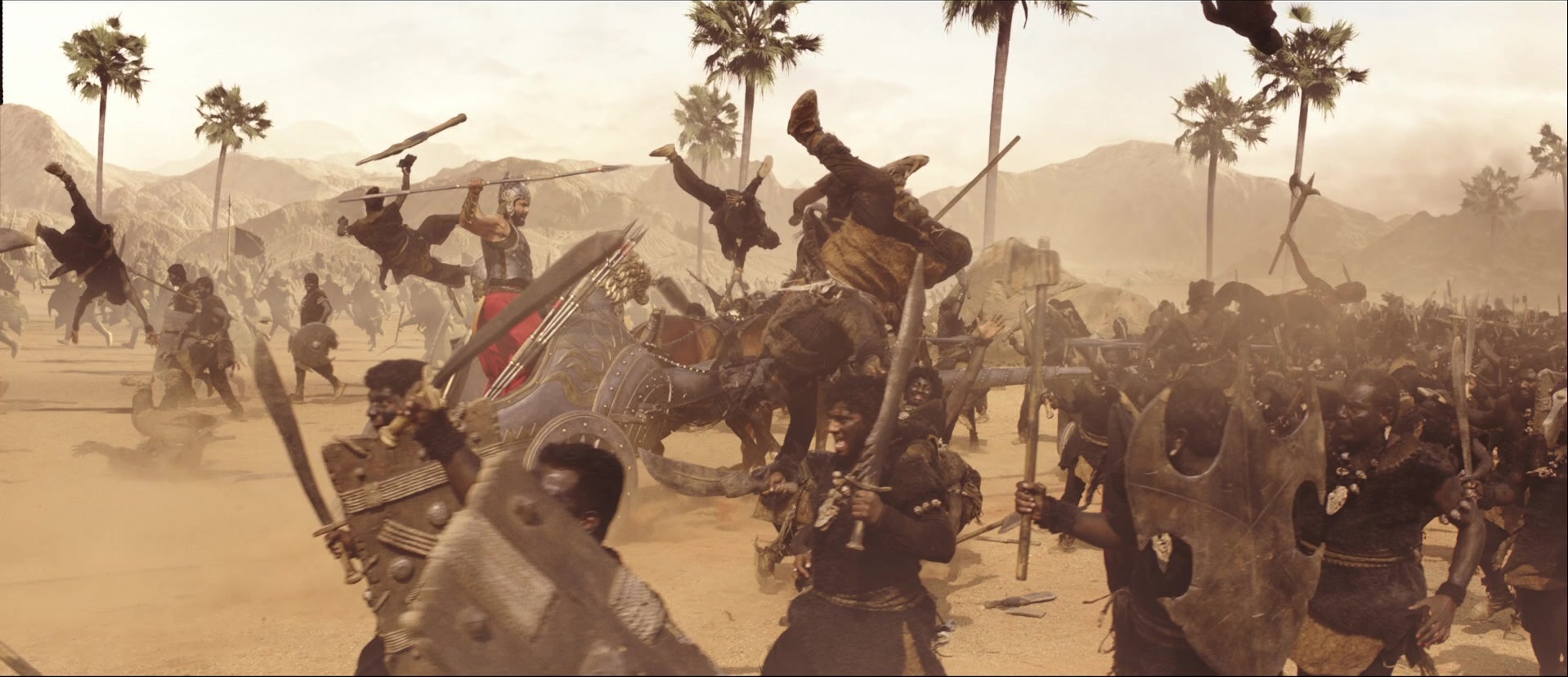 Bãhubali: The Beginning (2015), wide, 2.32:1 — film still