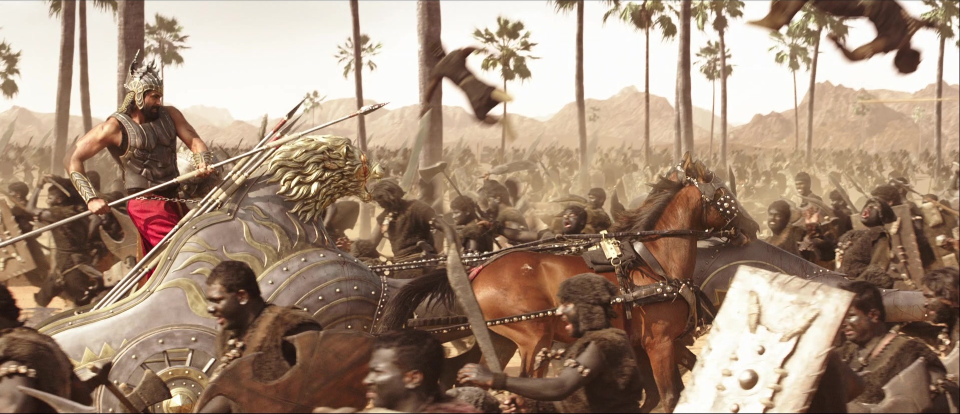 Bãhubali: The Beginning (2015), wide, 2.32:1 — film still