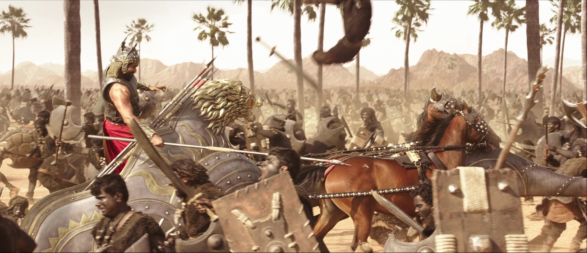 Bãhubali: The Beginning (2015), wide, 2.32:1 — film still