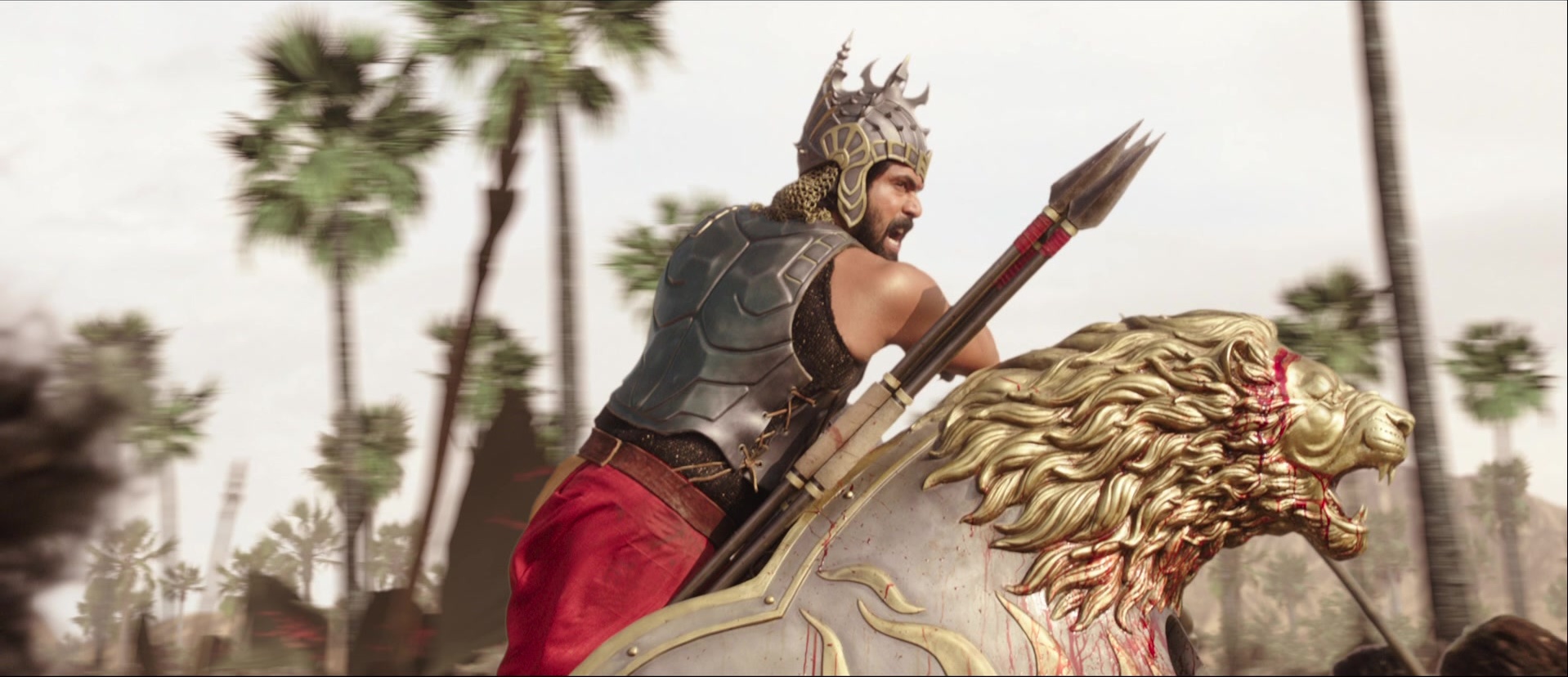 Bãhubali: The Beginning (2015), wide, 2.32:1 — film still