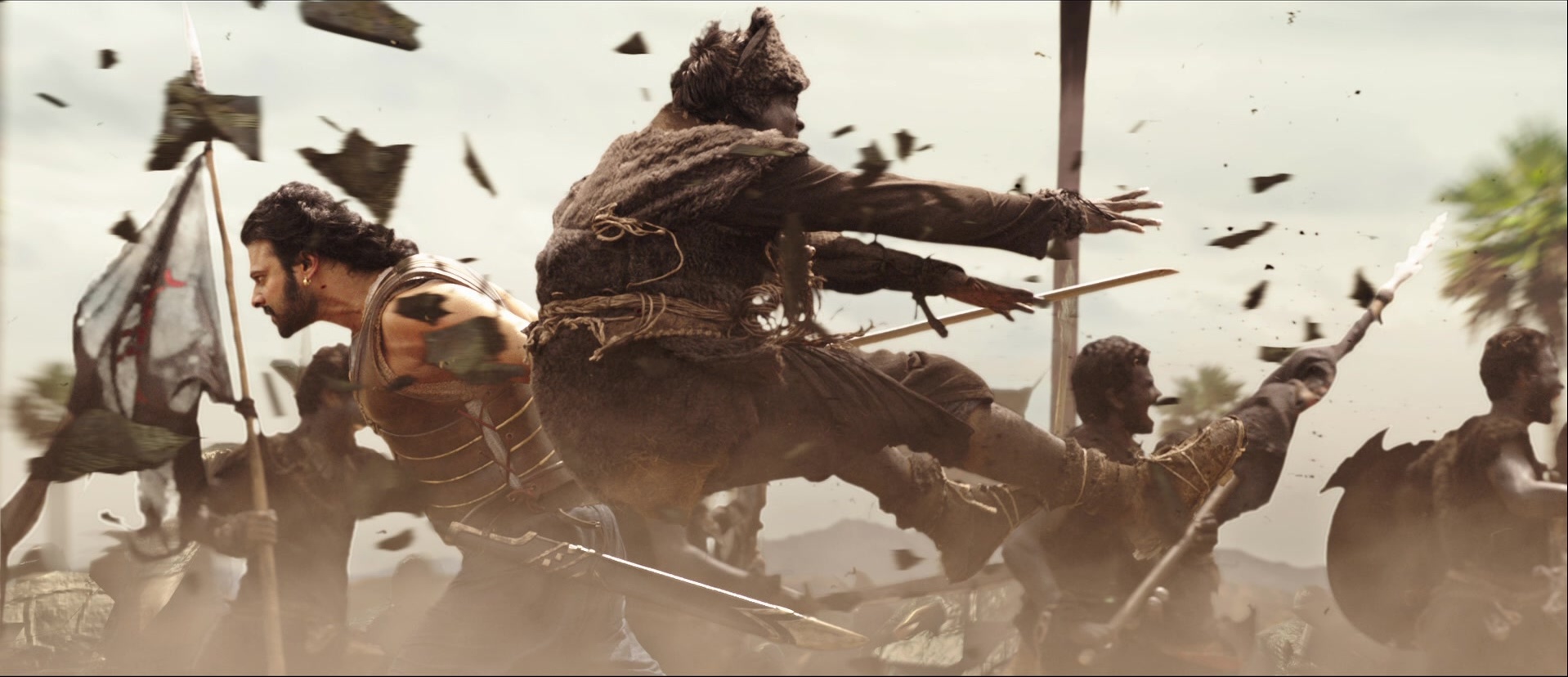 Bãhubali: The Beginning (2015), wide, 2.32:1 — film still