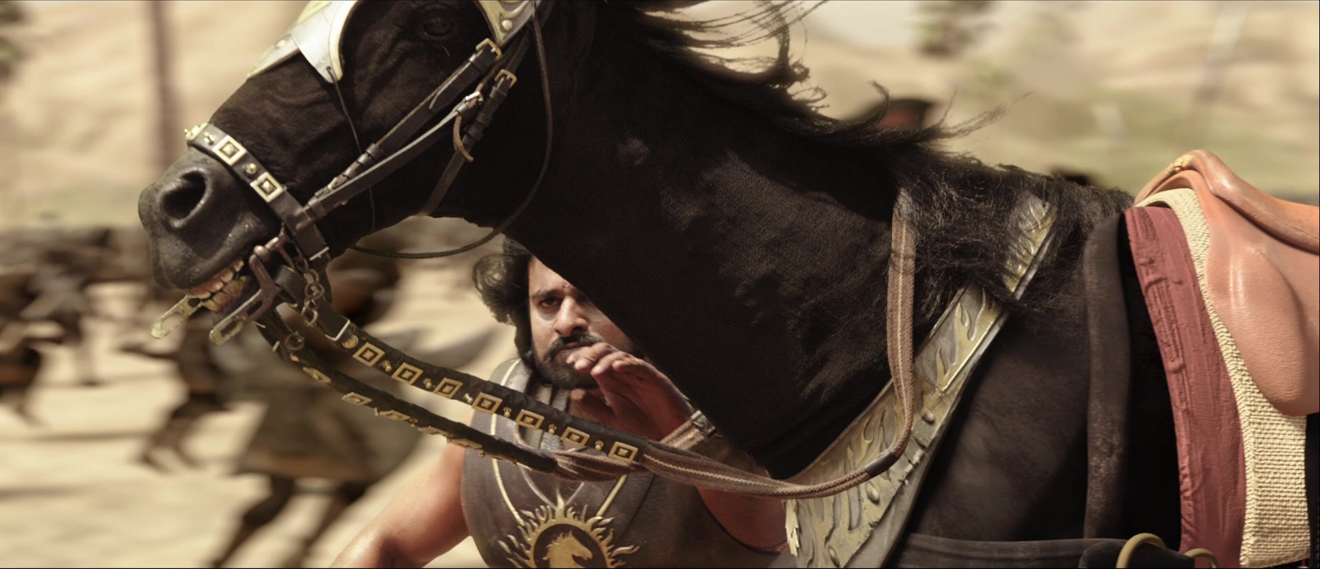 Bãhubali: The Beginning (2015), wide, 2.32:1 — film still