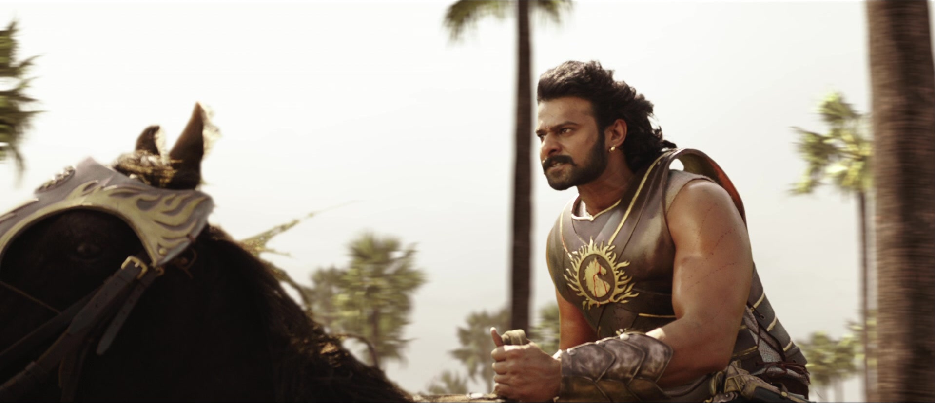 Bãhubali: The Beginning (2015), wide, 2.32:1 — film still