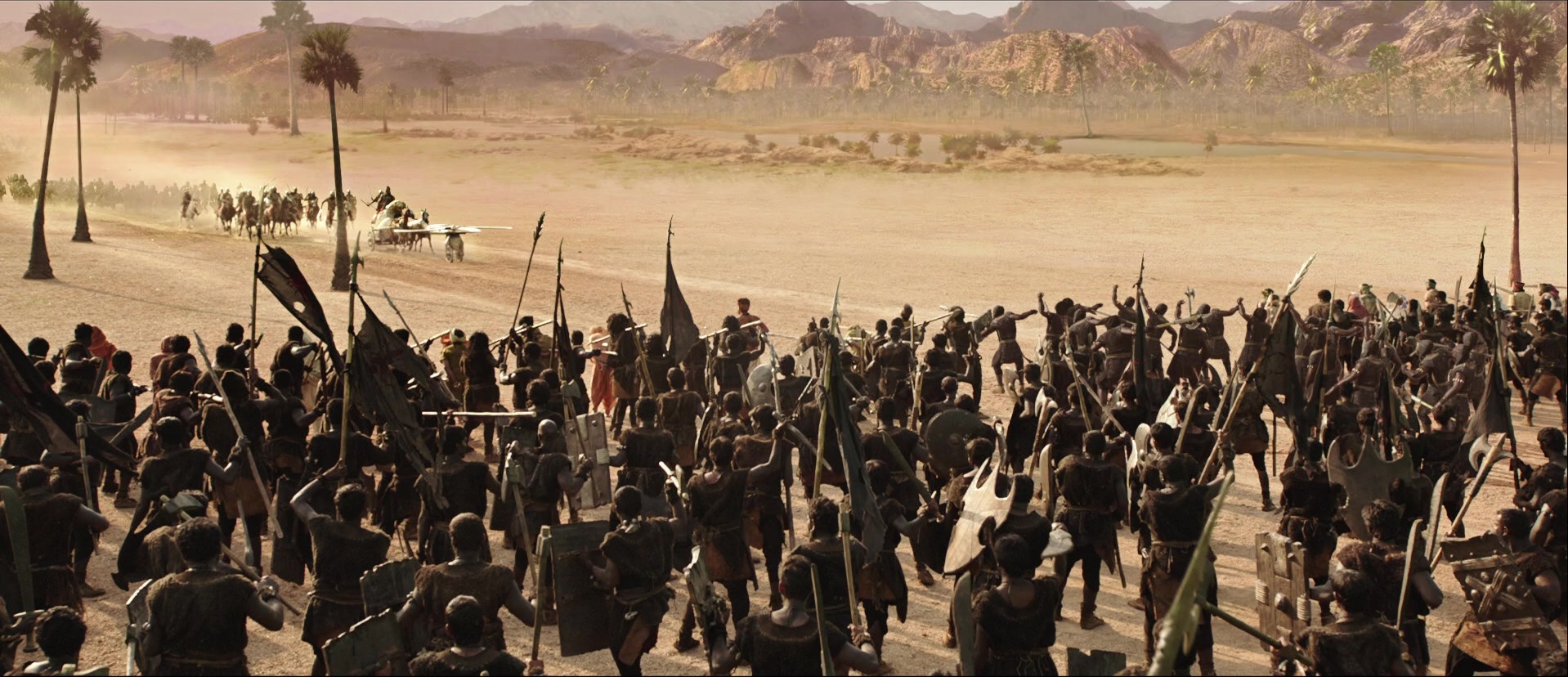 Bãhubali: The Beginning (2015), wide, 2.32:1 — film still