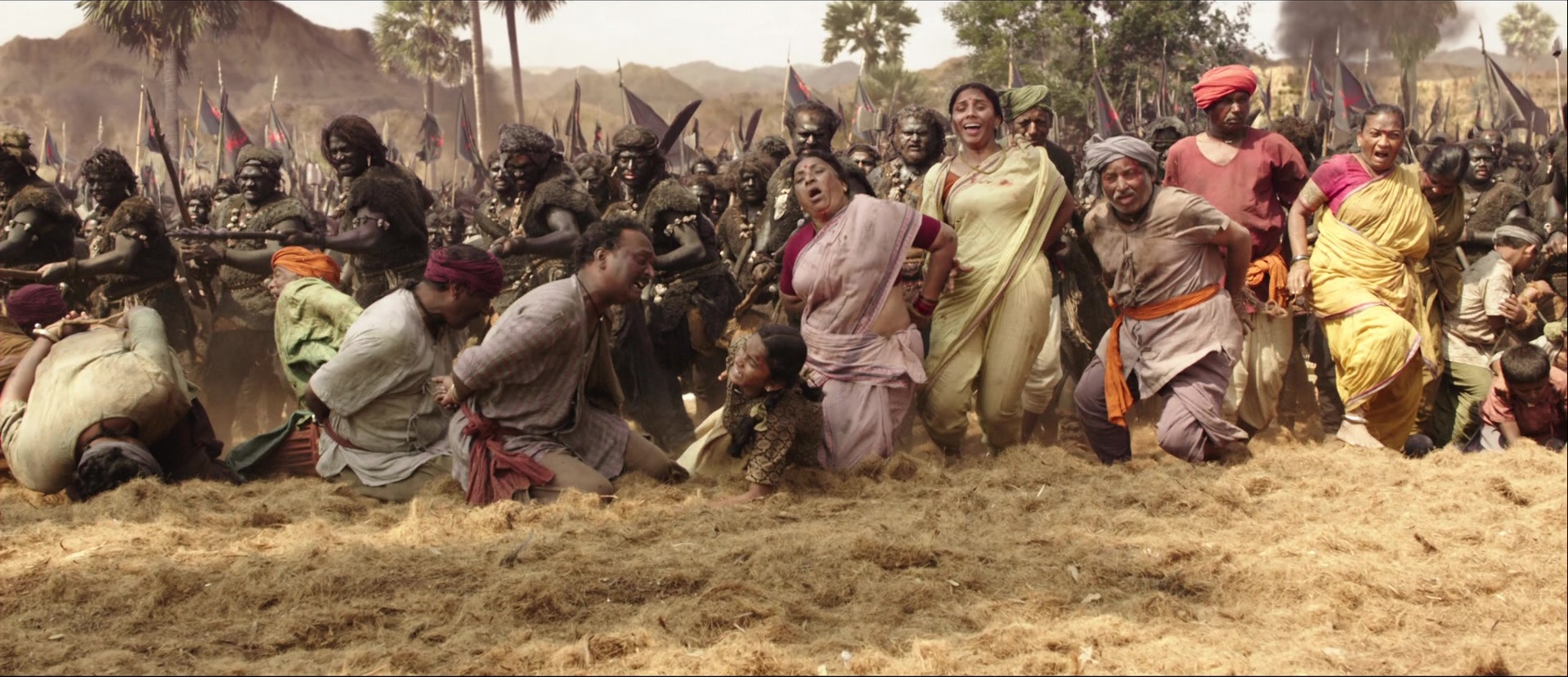 Bãhubali: The Beginning (2015), wide, 2.32:1 — film still