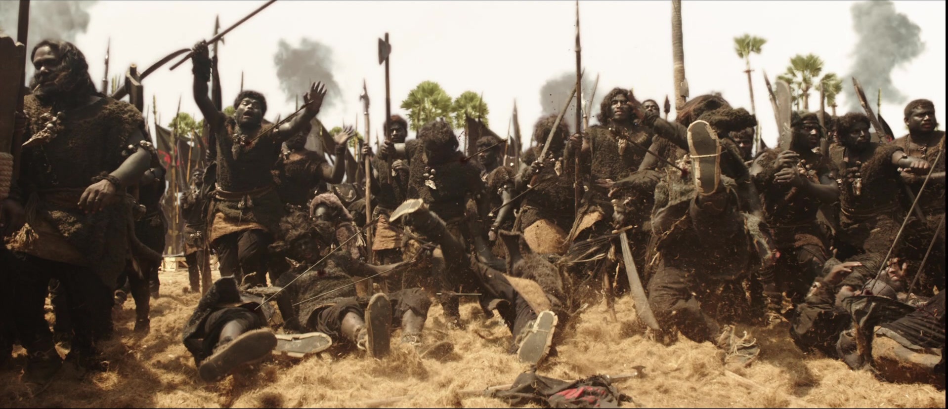 Bãhubali: The Beginning (2015), wide, 2.32:1 — film still