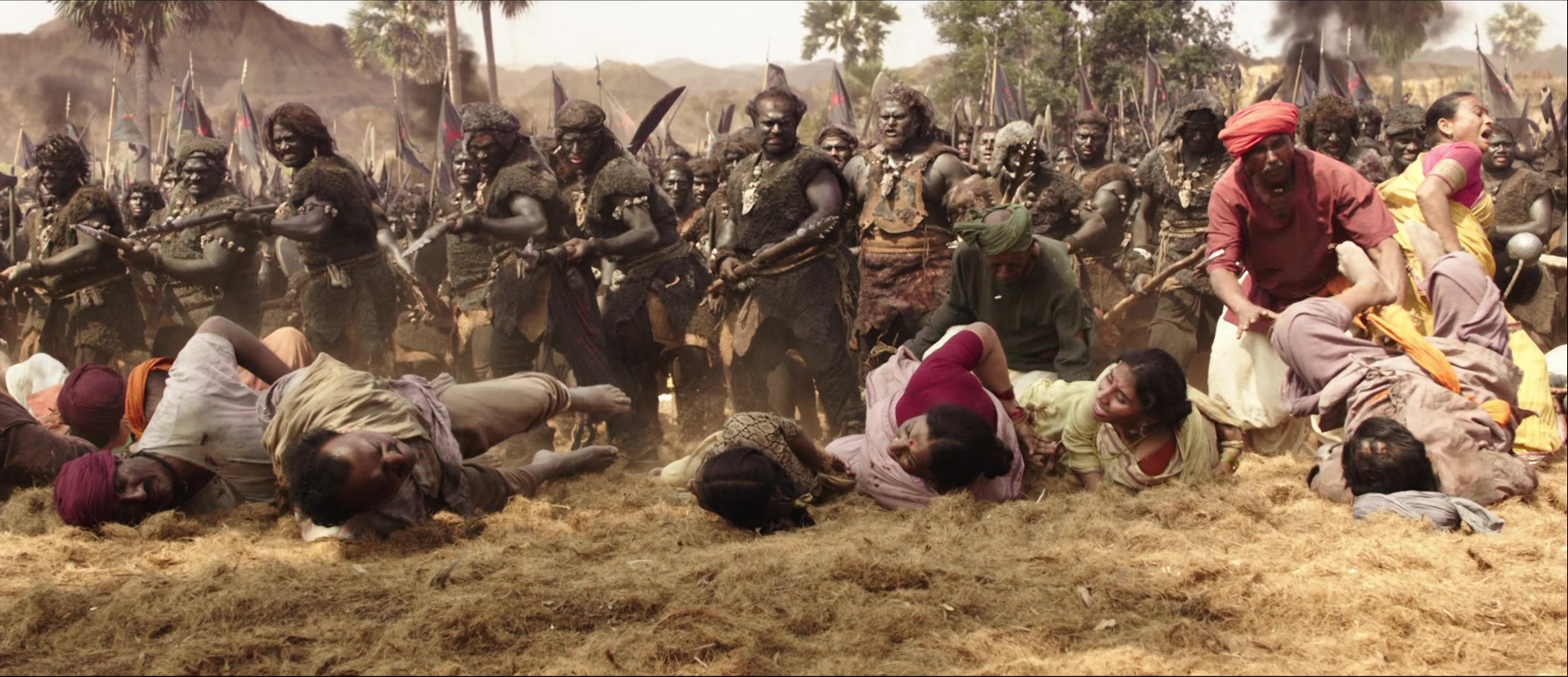 Bãhubali: The Beginning (2015), wide, 2.32:1 — film still