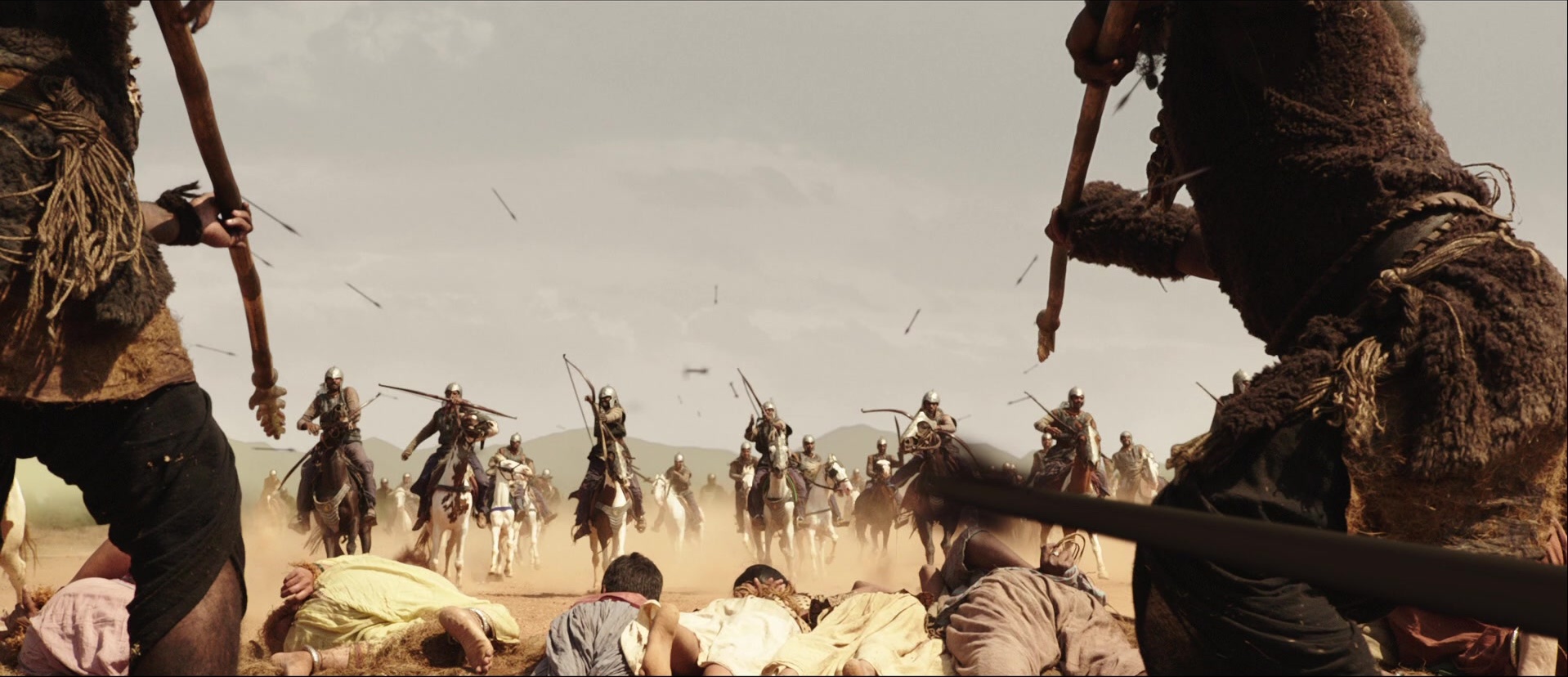 Bãhubali: The Beginning (2015), wide, 2.32:1 — film still