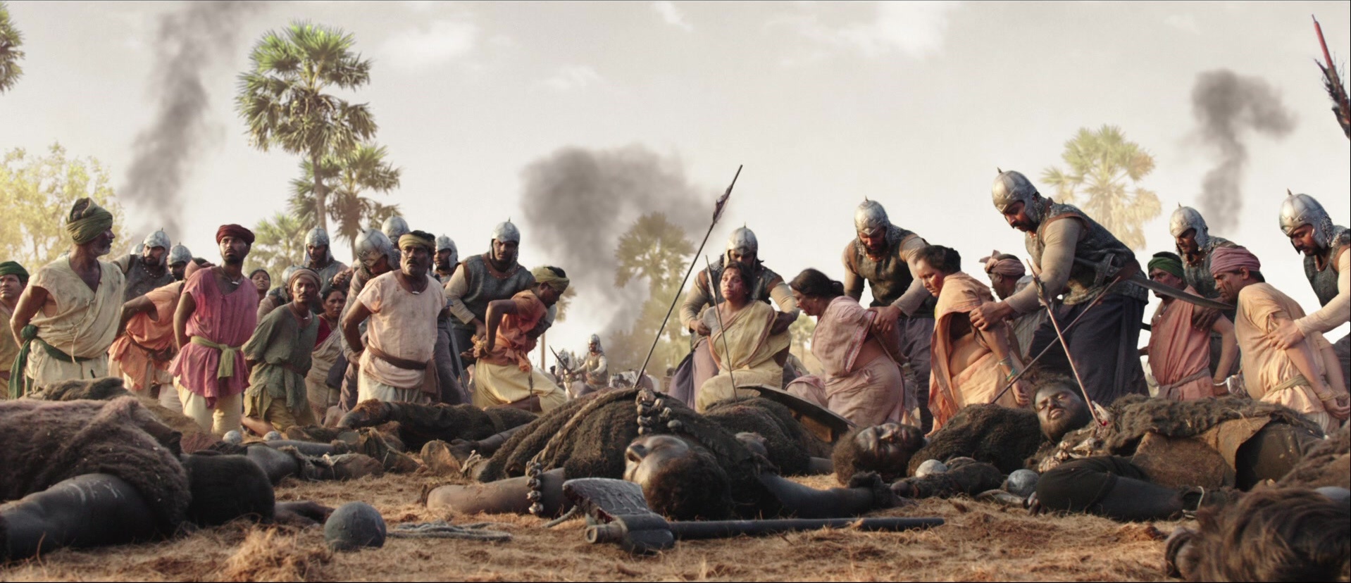 Bãhubali: The Beginning (2015), wide, 2.32:1 — film still