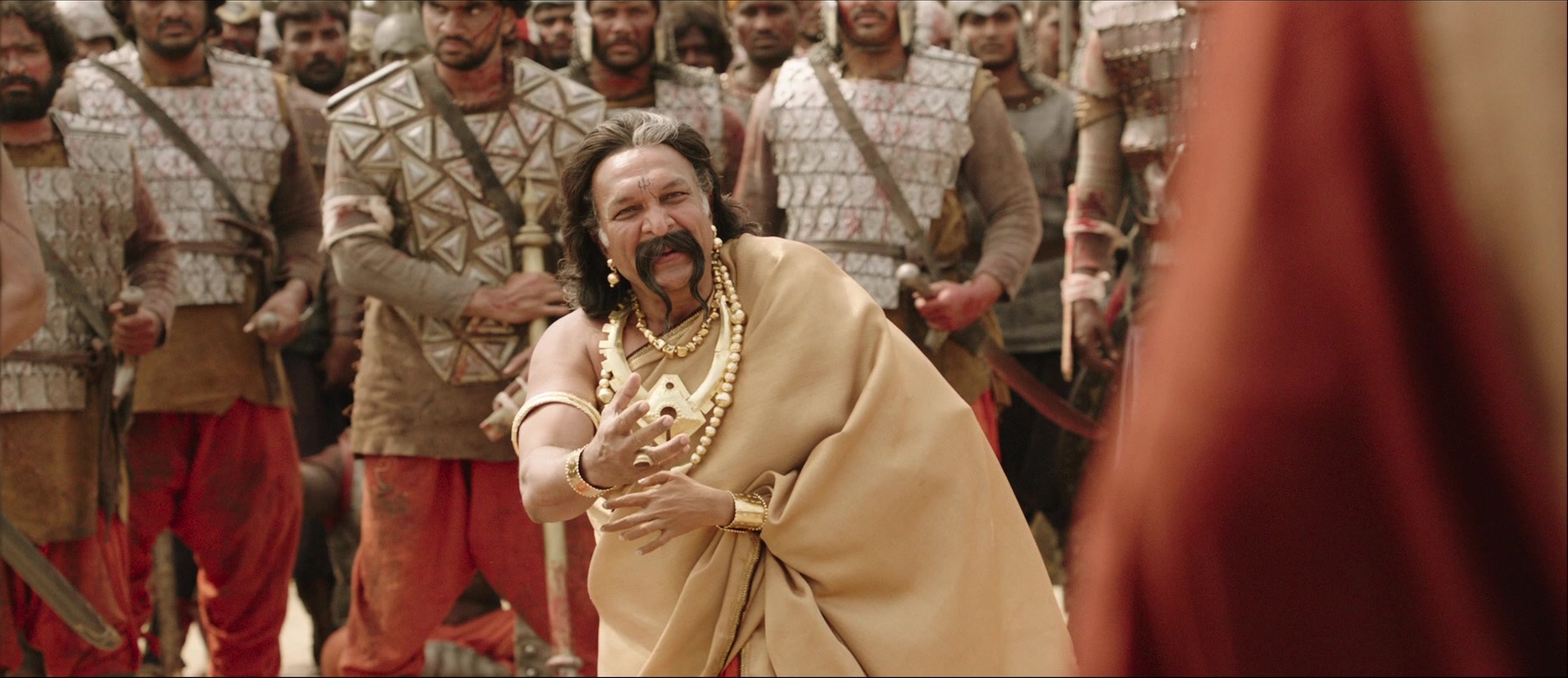 Bãhubali: The Beginning (2015), wide, 2.31:1 — film still
