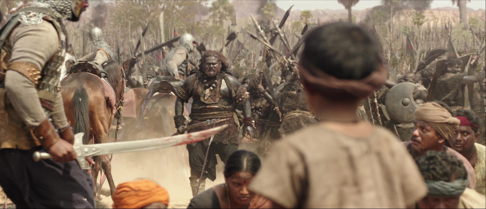 Bãhubali: The Beginning (2015), wide, 2.32:1 — film still