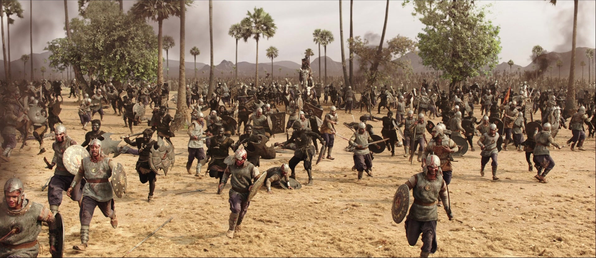 Bãhubali: The Beginning (2015), wide, 2.31:1 — film still