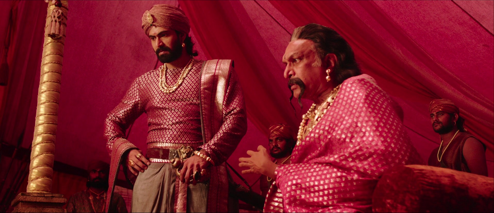 Bãhubali: The Beginning (2015), wide, 2.32:1 — film still
