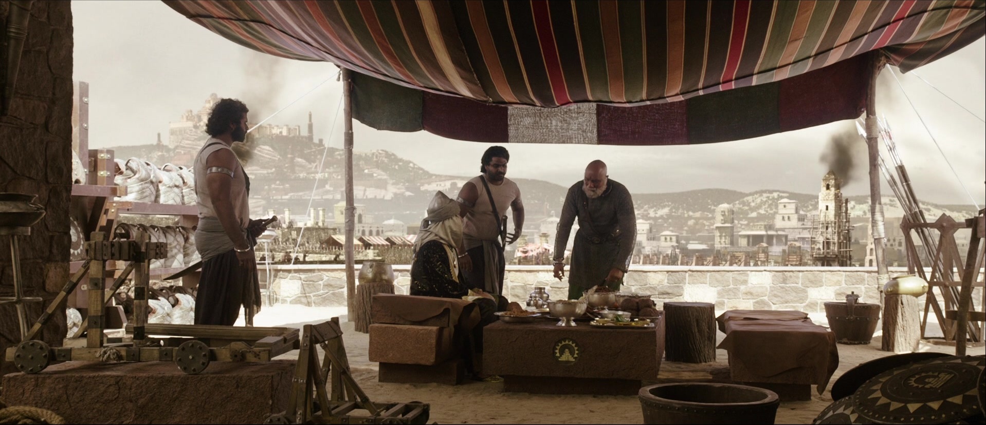 Bãhubali: The Beginning (2015), wide, 2.32:1 — film still