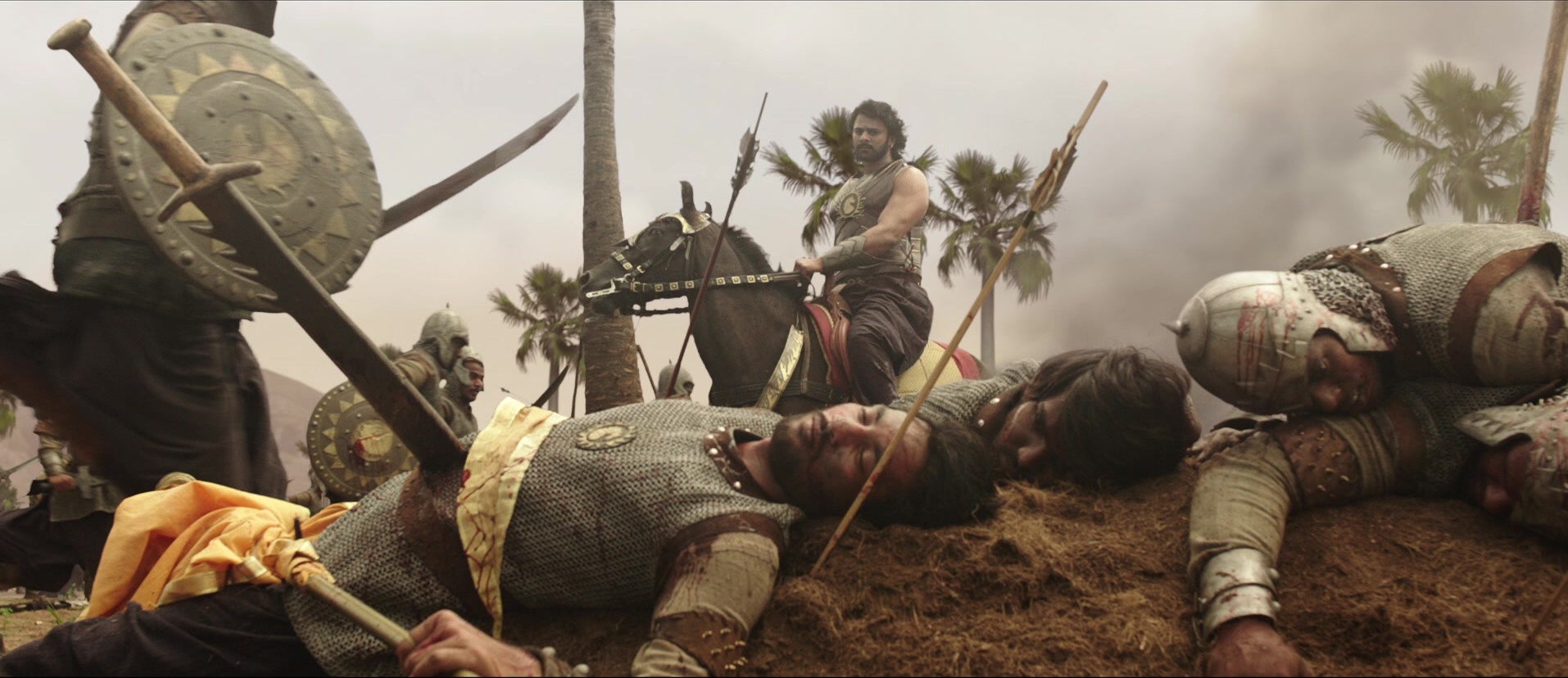 Bãhubali: The Beginning (2015), wide, 2.31:1 — film still
