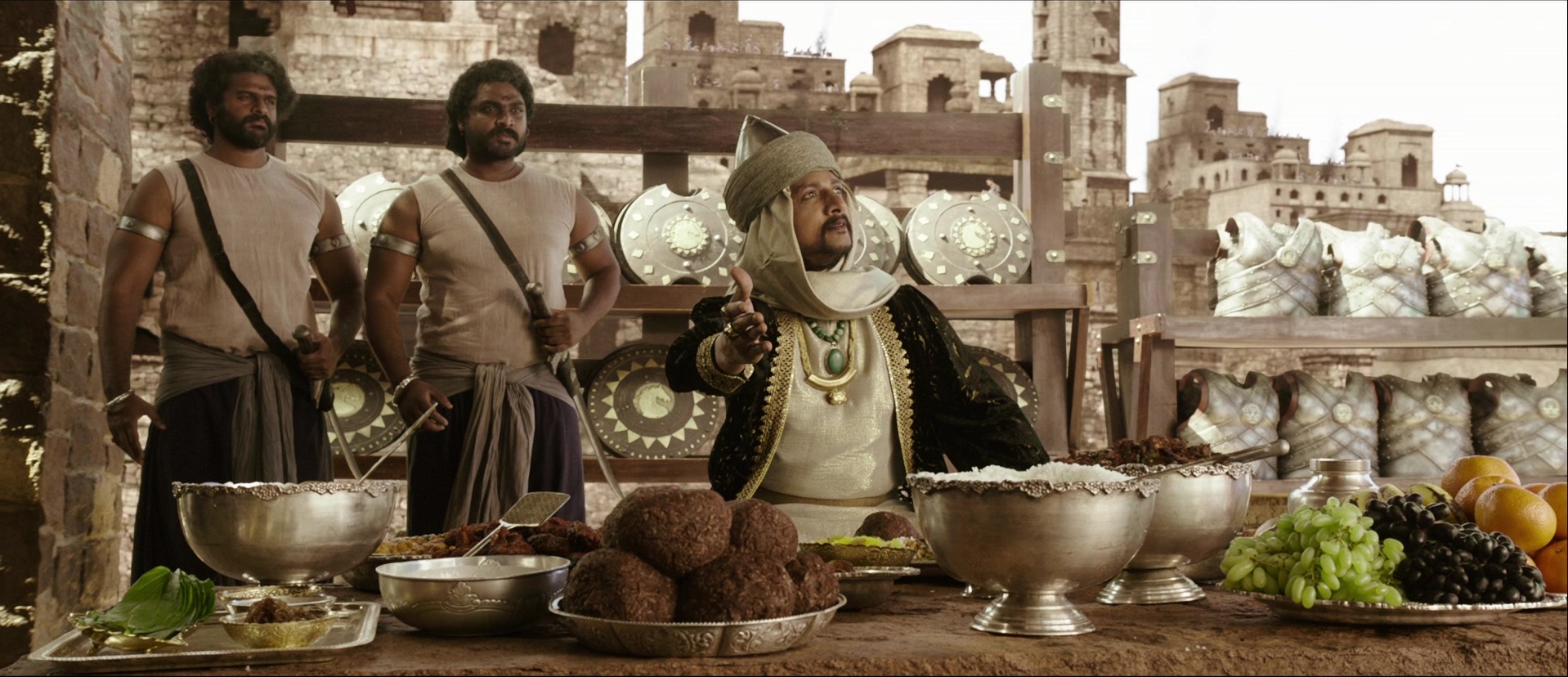 Bãhubali: The Beginning (2015), wide, 2.32:1 — film still