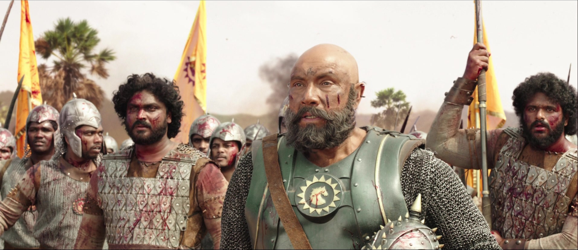Bãhubali: The Beginning (2015), wide, 2.31:1 — film still