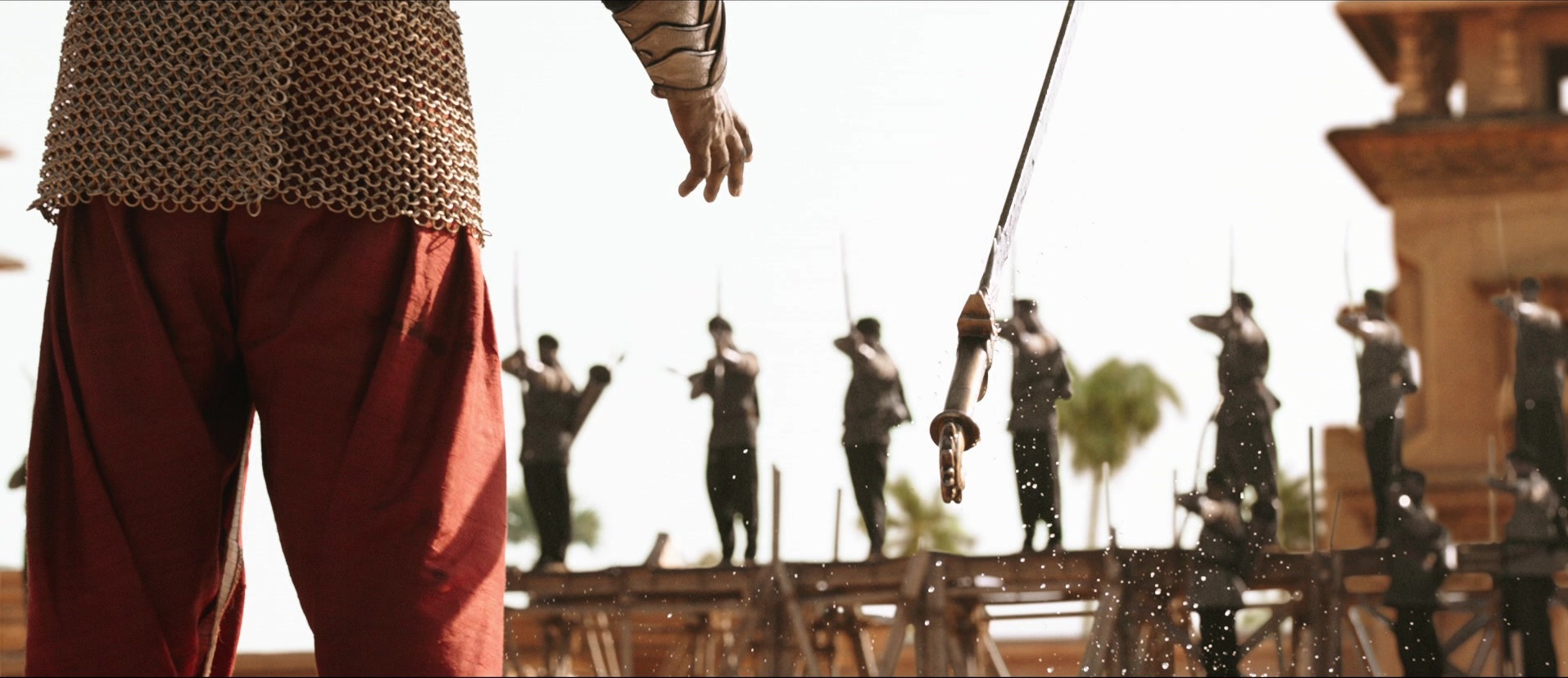 Bãhubali: The Beginning (2015), wide, 2.31:1 — film still