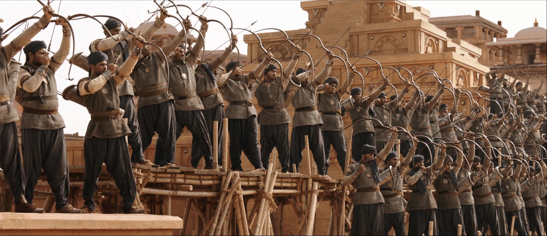 Bãhubali: The Beginning (2015), wide, 2.31:1 — film still