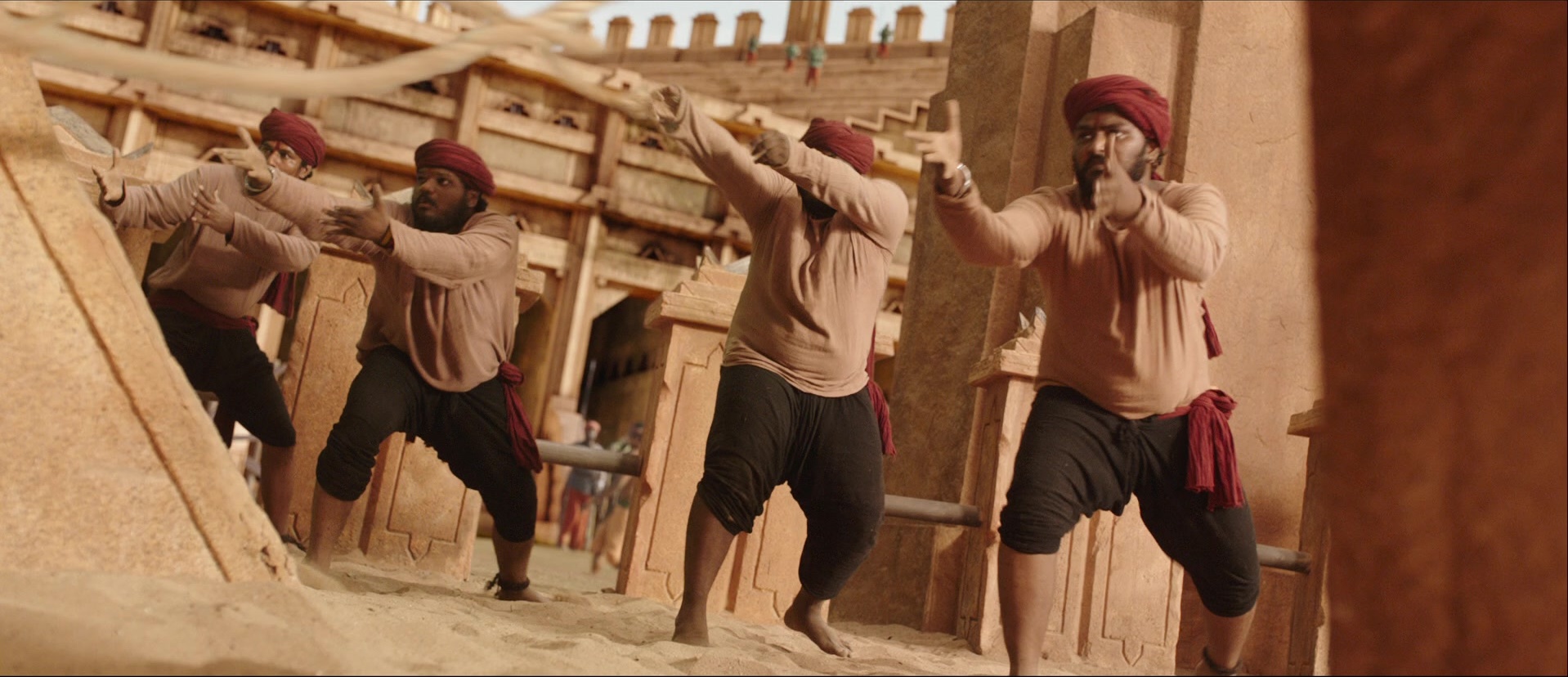 Bãhubali: The Beginning (2015), wide, 2.32:1 — film still