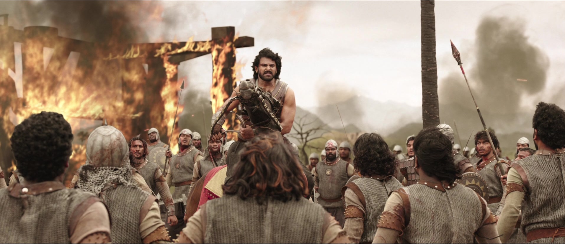 Bãhubali: The Beginning (2015), wide, 2.31:1 — film still