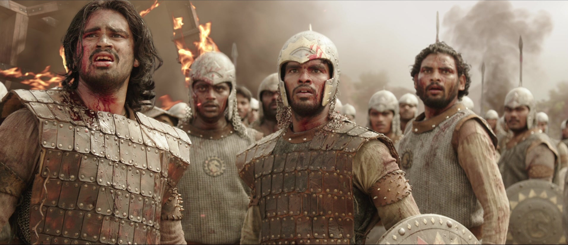 Bãhubali: The Beginning (2015), wide, 2.31:1 — film still